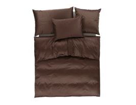Nackenkissen-Uni-Satin-Schoko