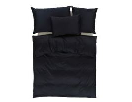 Nackenkissen-Uni-Satin-Schwarz