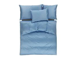 Nackenkissen-Uni-Satin-Azur