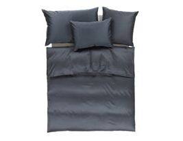 Nackenkissen-Uni-Satin-Anthrazit