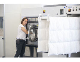 Nettoyage humide des coussins