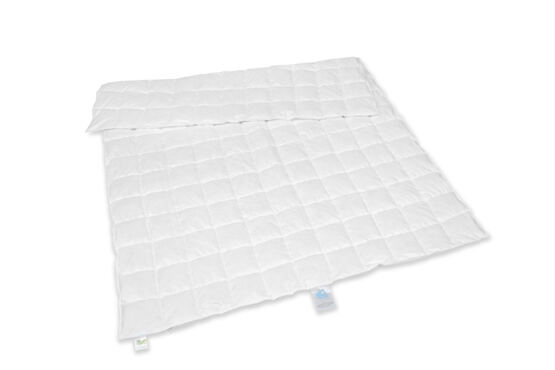 Duvet Sommer extra leicht – Schweizer Weidegans, 90% Daunen