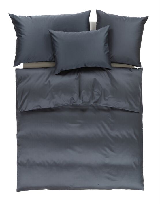 Satin uni anthracite