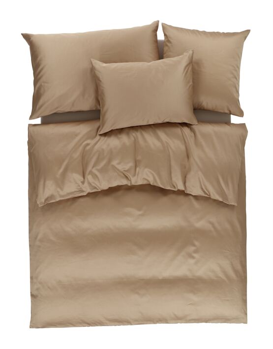 Nackenkissen-Uni-Satin-Beige