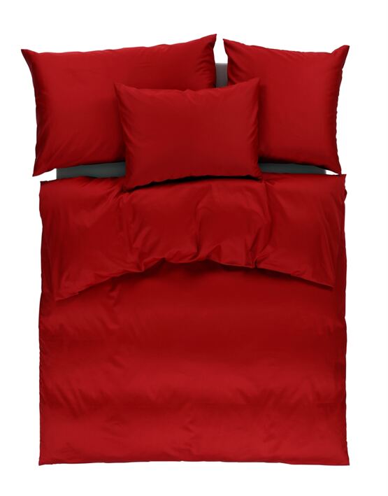 Rouge brique uni satiné