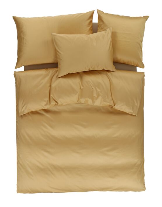 Nackenkissen-Uni-Satin-Gold